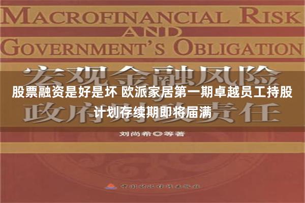股票融资是好是坏 欧派家居第一期卓越员工持股计划存续期即将届满