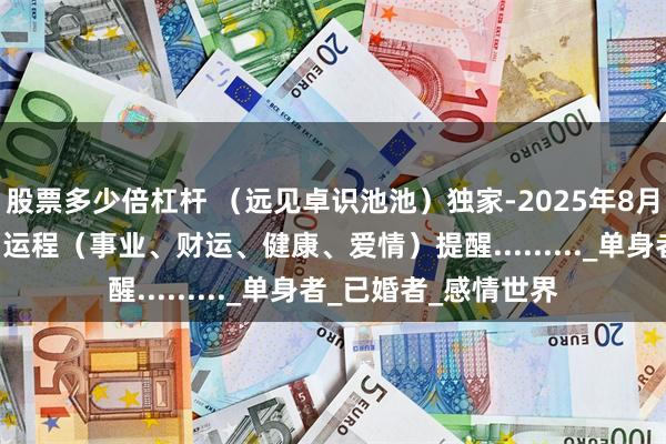 股票多少倍杠杆 （远见卓识池池）独家-2025年8月16日-十二生肖每日运程（事业、财运、健康、爱情）提醒........._单身者_已婚者_感情世界