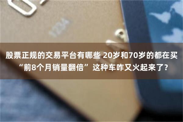 股票正规的交易平台有哪些 20岁和70岁的都在买 “前8个月销量翻倍” 这种车咋又火起来了?